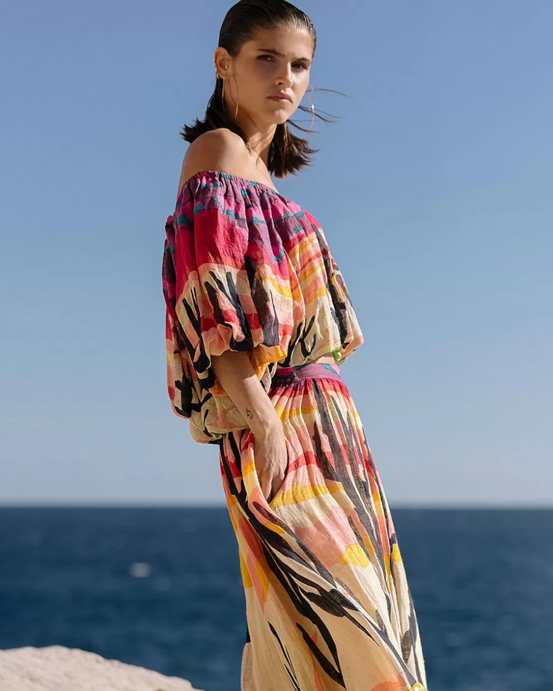 Mes Demoiselles Paris Chemises & Tops>Blouse Sachem Multicolore