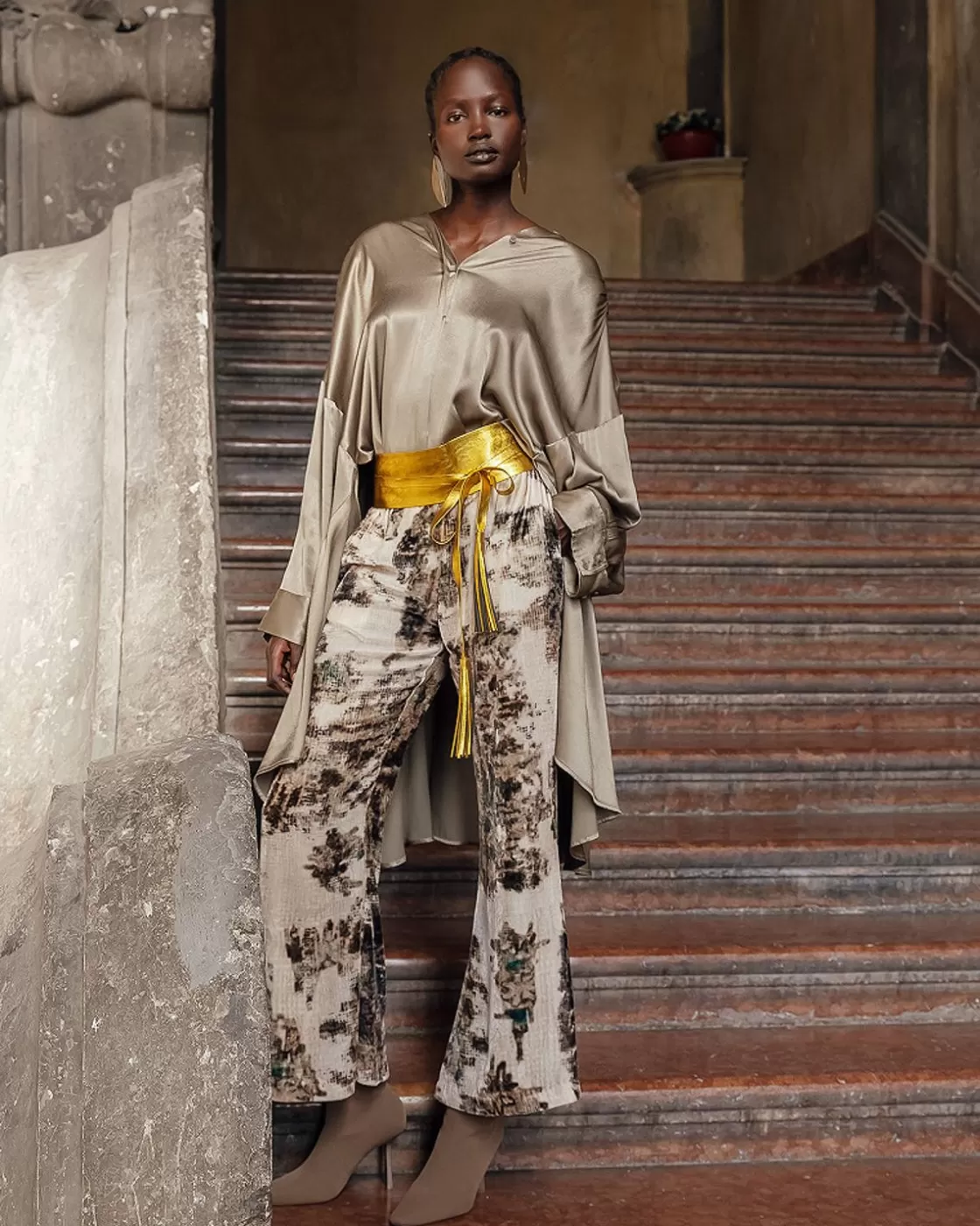 Mes Demoiselles Paris Chemises & Tops>Blouse Suram Kaki