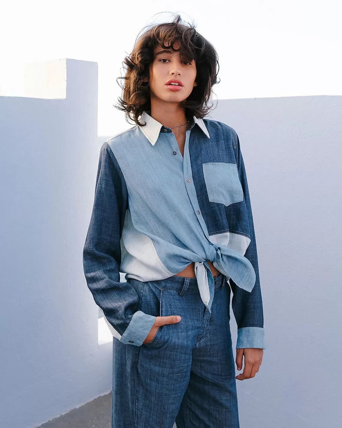 Mes Demoiselles Paris Chemises & Tops>Chemise Dena Denim