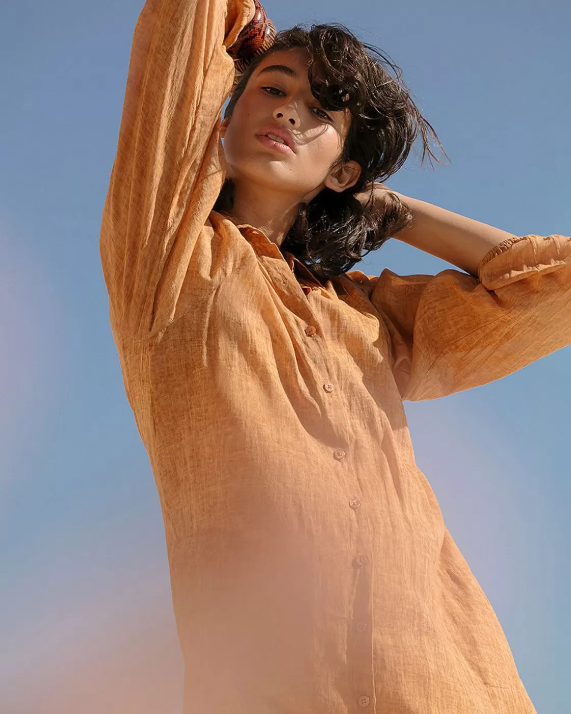 Mes Demoiselles Paris Chemises & Tops>Chemise Diane Abricot