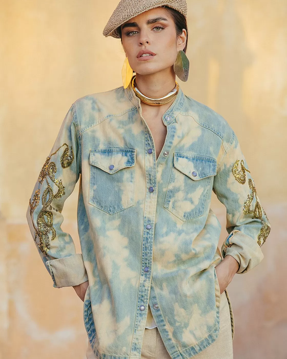 Mes Demoiselles Paris Chemises & Tops>Chemise Unrock Bleu