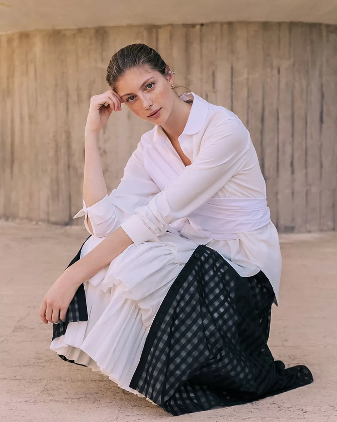 Mes Demoiselles Paris Chemises & Tops>Chemise Violette Blanc