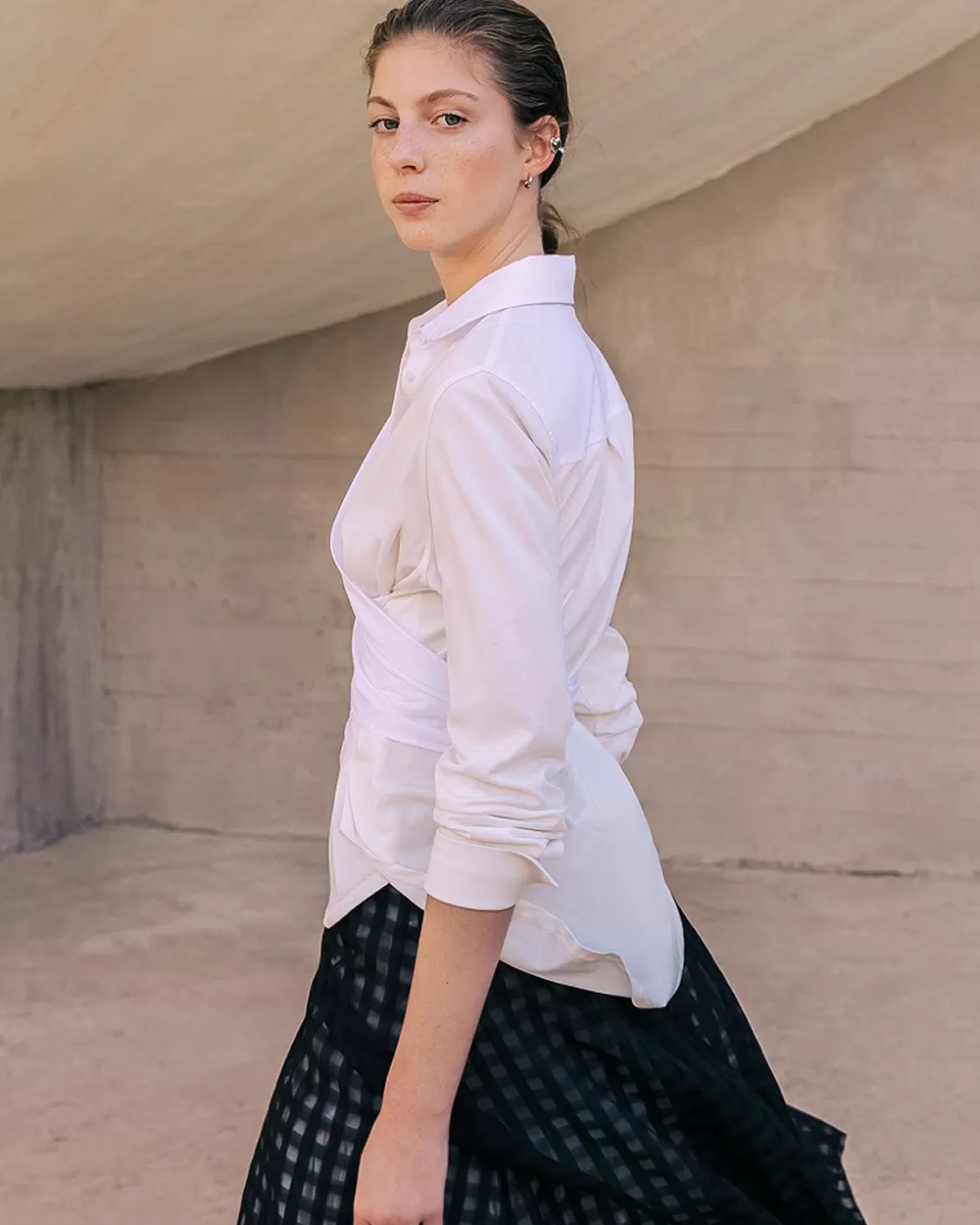 Mes Demoiselles Paris Chemises & Tops>Chemise Violette Blanc