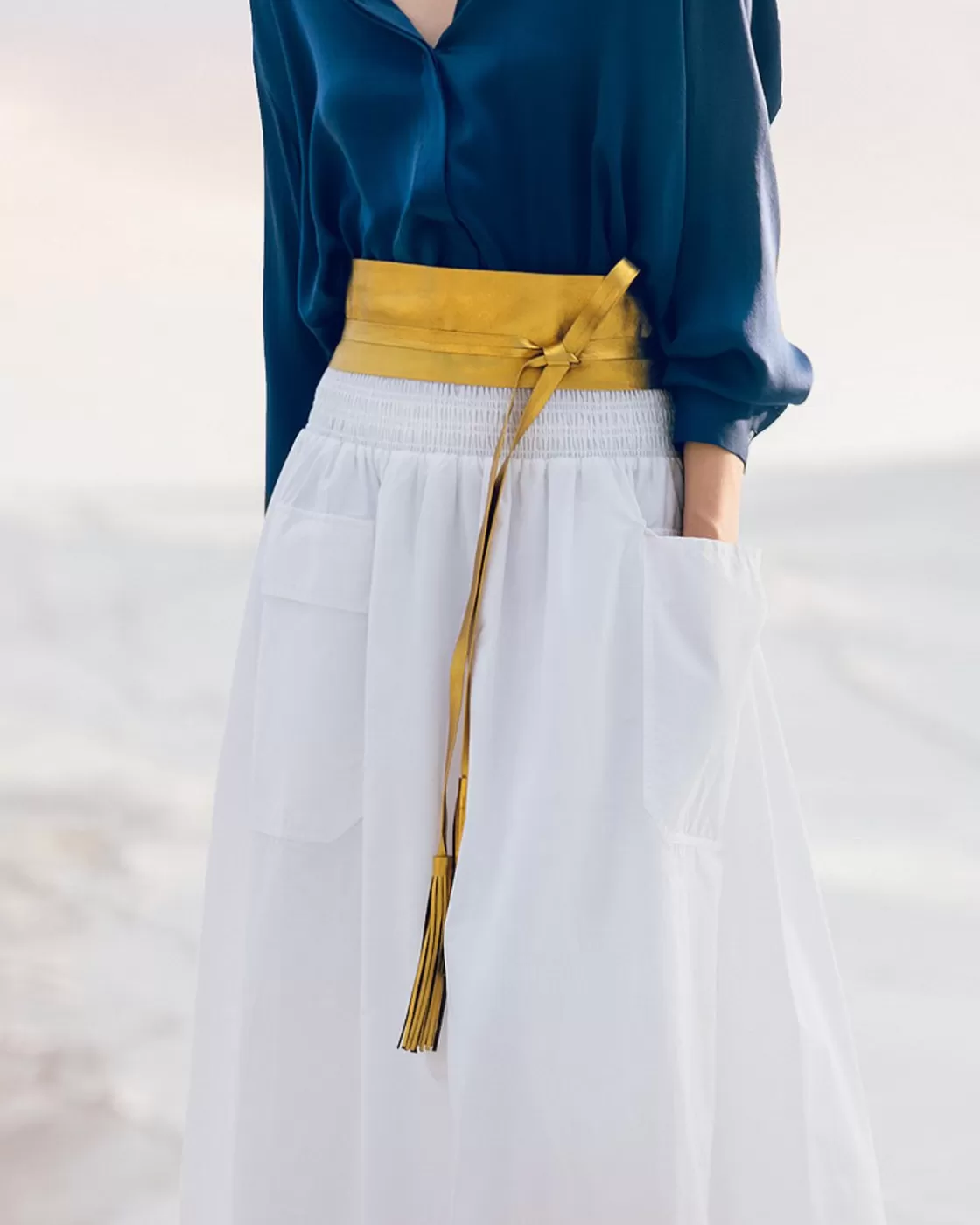 Mes Demoiselles Paris Robes & Jupes>Jupe Pelambre Blanc