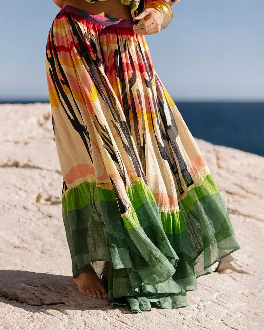 Mes Demoiselles Paris Robes & Jupes>Jupe Sonoran Multicolore