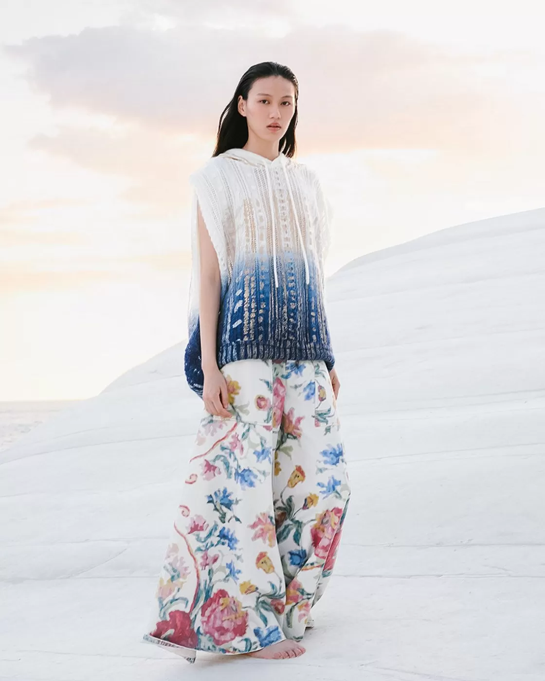 Mes Demoiselles Paris Pantalons>Pantalon Jopa Imprime Fleuri
