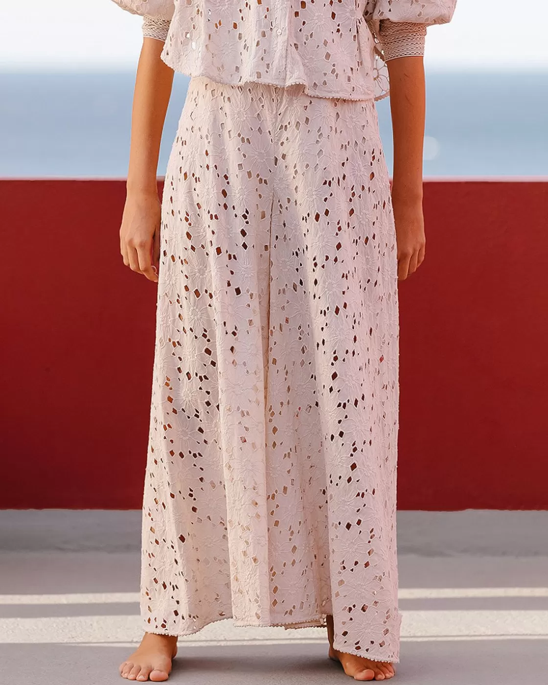 Mes Demoiselles Paris Pantalons>Pantalon Larson Ecru