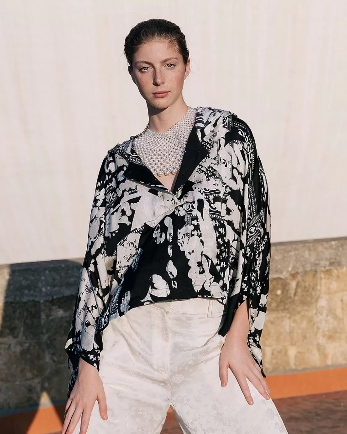 Mes Demoiselles Paris Pulls & Gilets>Pull Waddine Noir / Blanc
