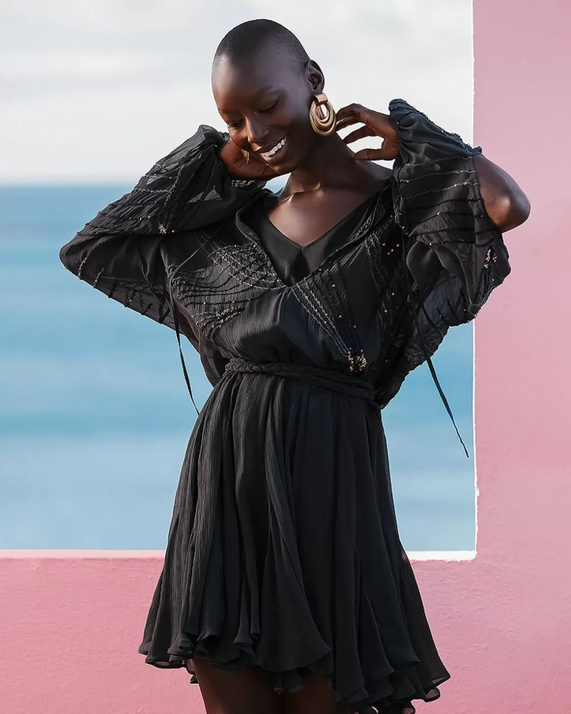 Mes Demoiselles Paris Robes & Jupes>Robe Anna Noir