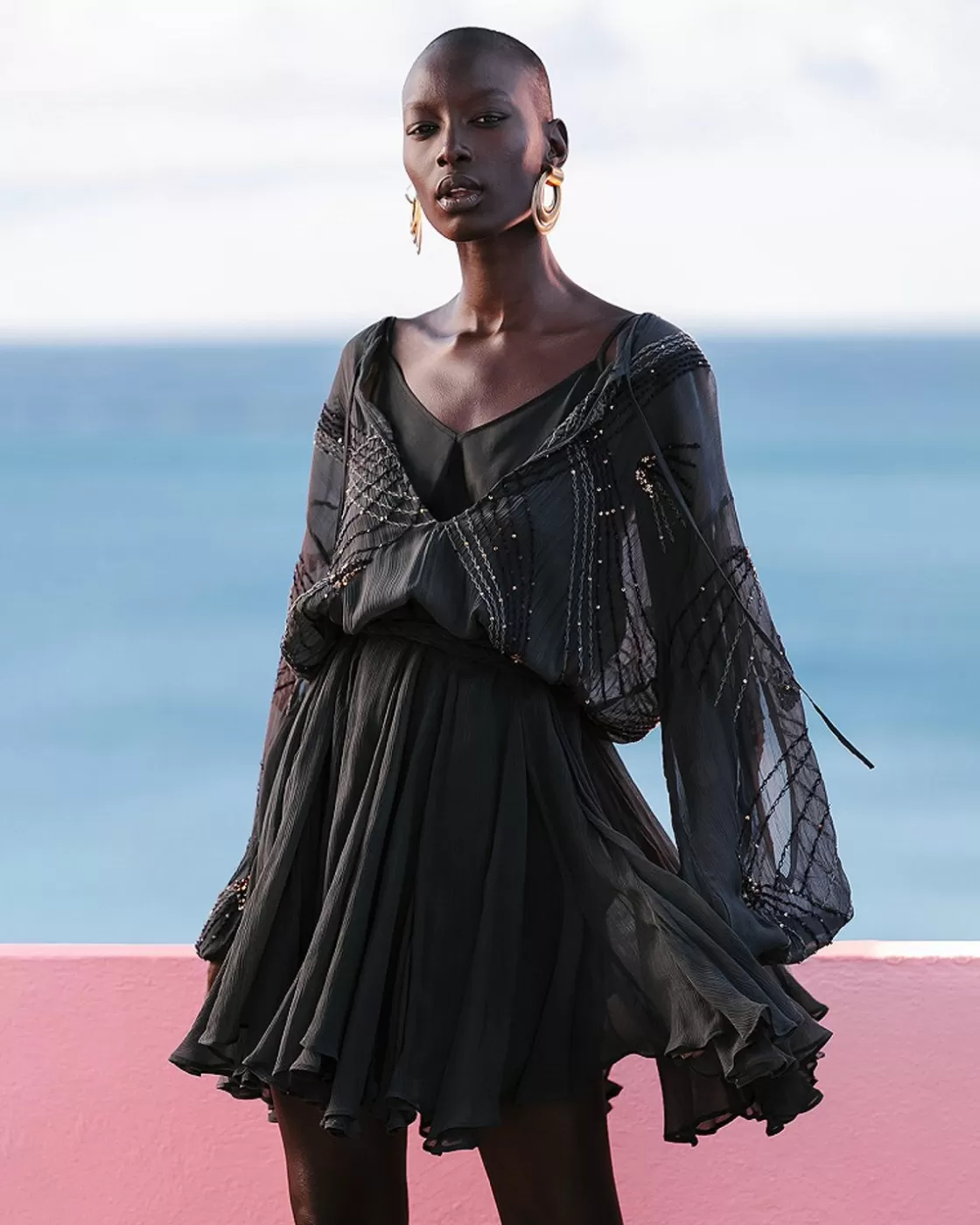 Mes Demoiselles Paris Robes & Jupes>Robe Anna Noir
