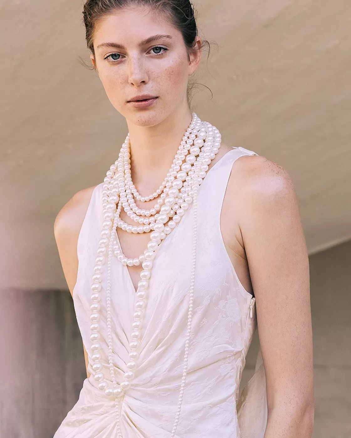 Mes Demoiselles Paris Robes & Jupes>Robe Dalila Ivoire
