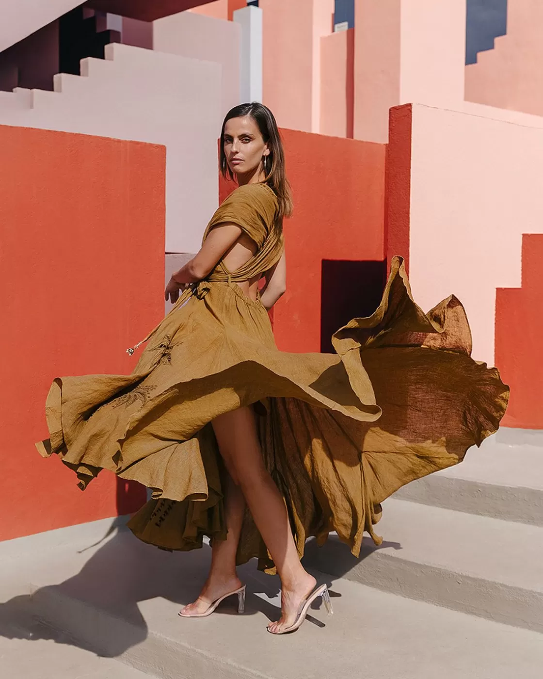 Mes Demoiselles Paris Robes & Jupes>Robe Doperni Olive