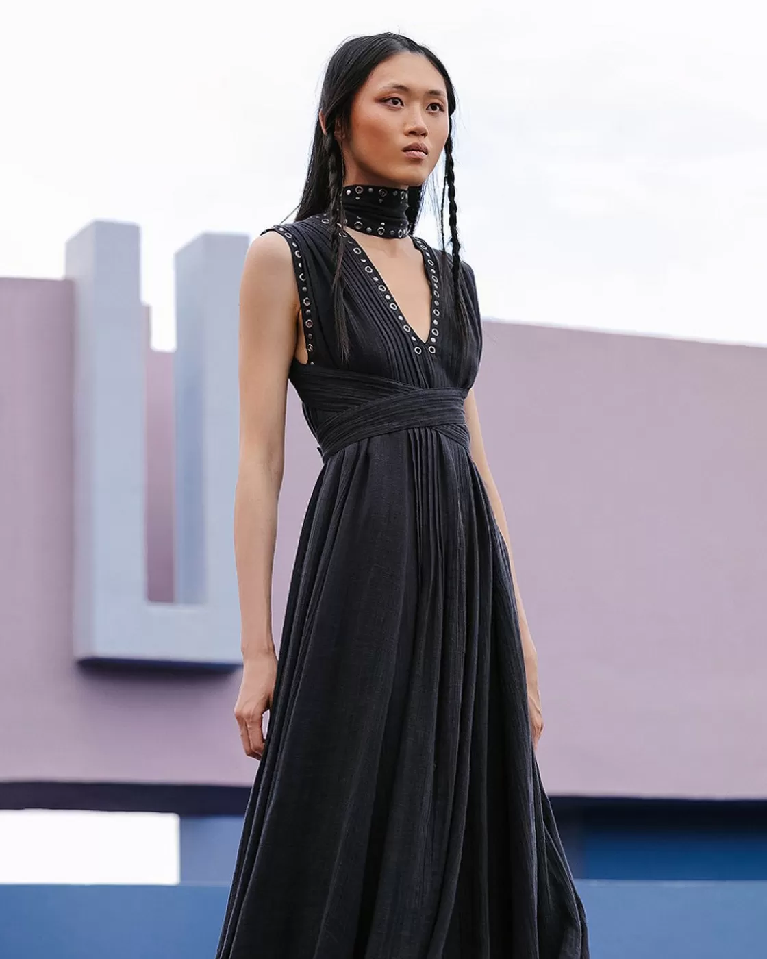 Mes Demoiselles Paris Robes & Jupes>Robe Galla Noir