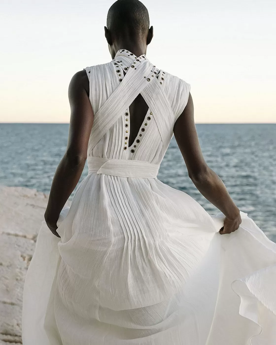 Mes Demoiselles Paris Robes & Jupes>Robe Galla Blanc Casse