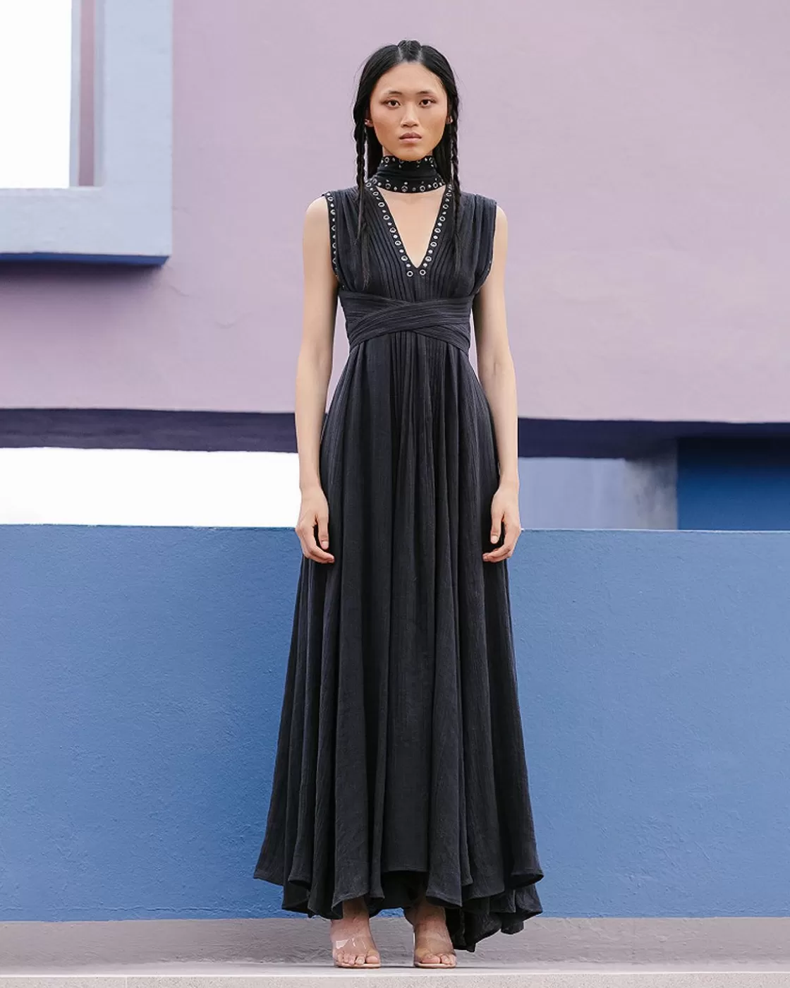 Mes Demoiselles Paris Robes & Jupes>Robe Galla Noir