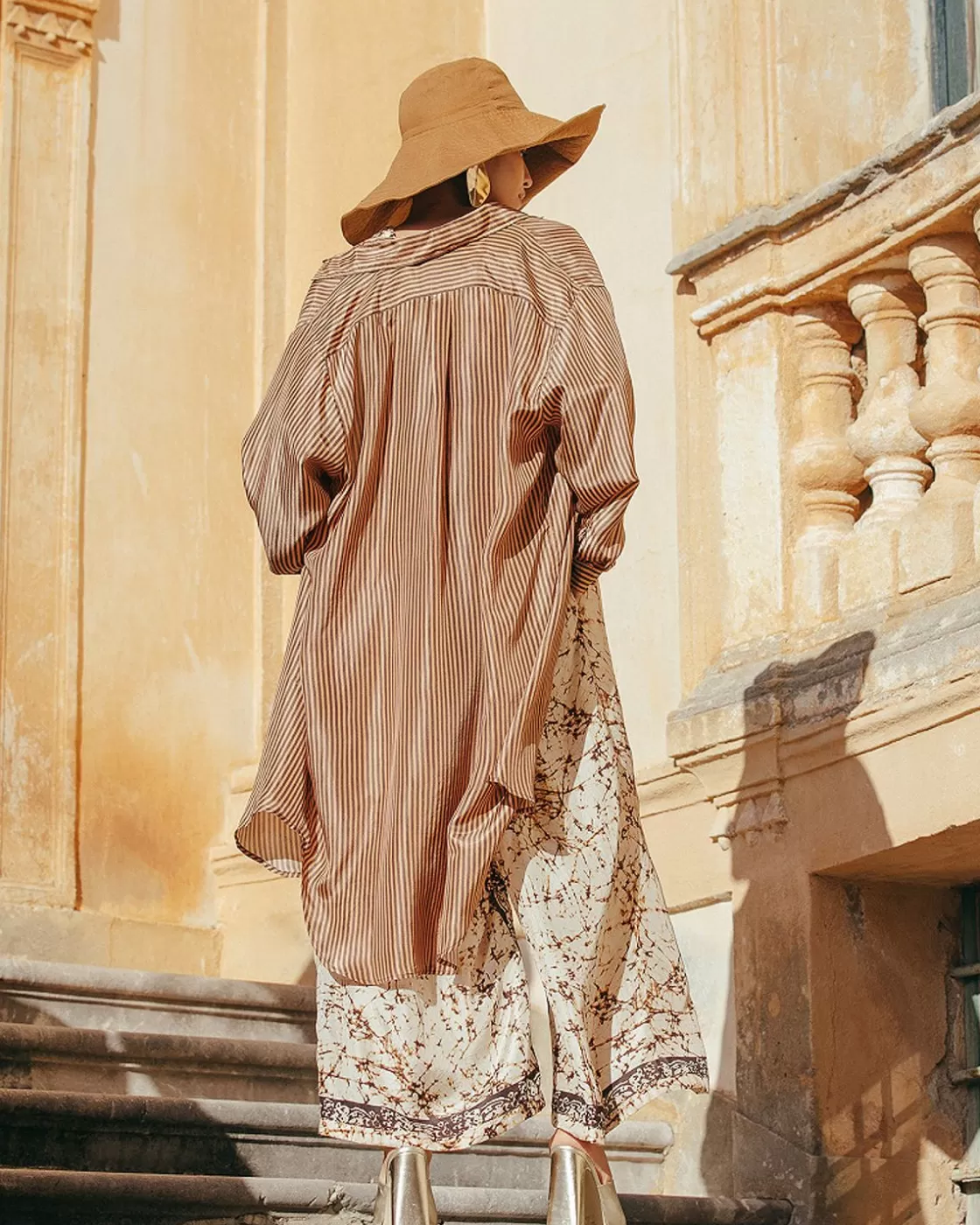 Mes Demoiselles Paris Robes & Jupes>Robe Hiva Terre / Chocolat