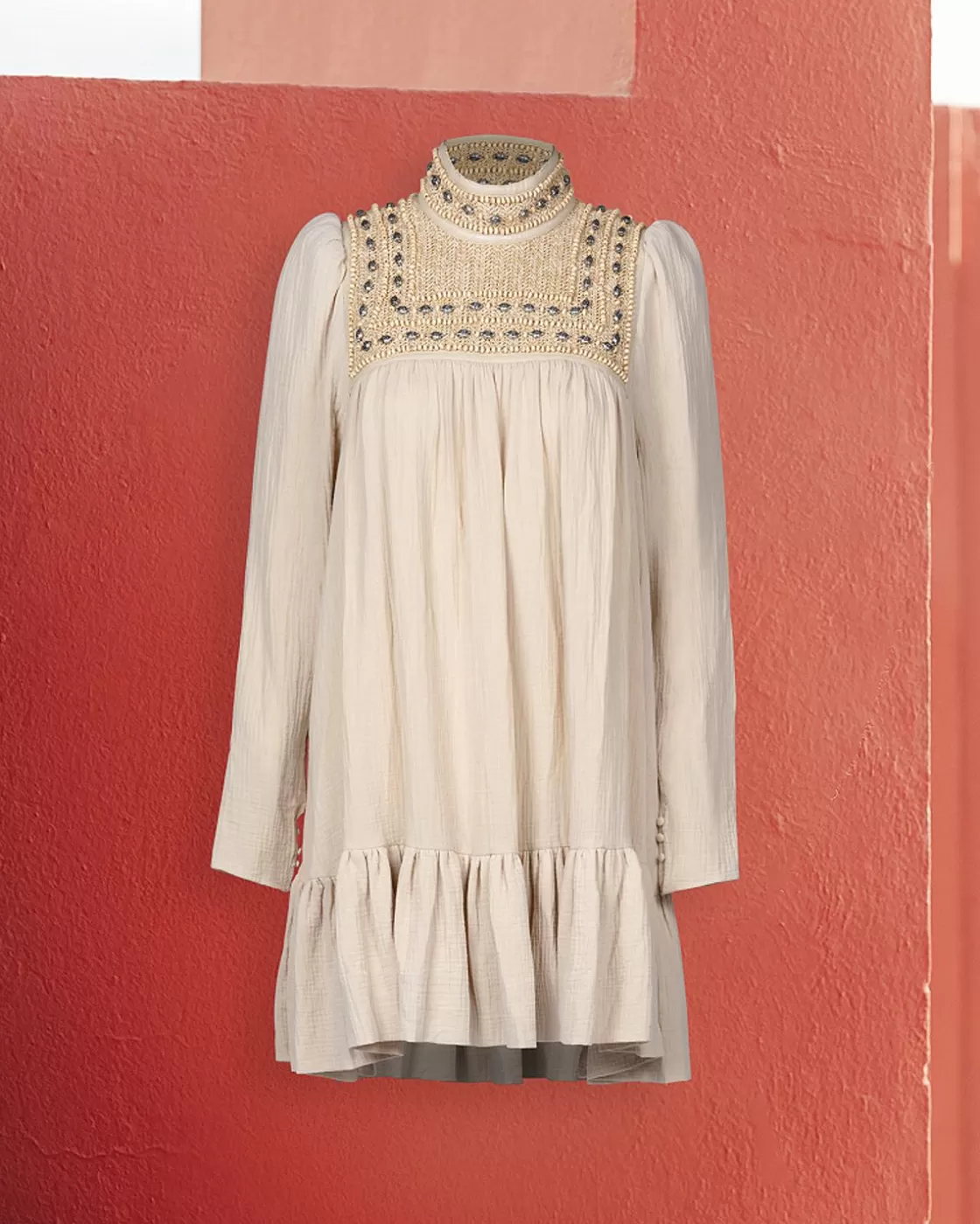 Mes Demoiselles Paris Robes & Jupes>Robe Narva Naturel