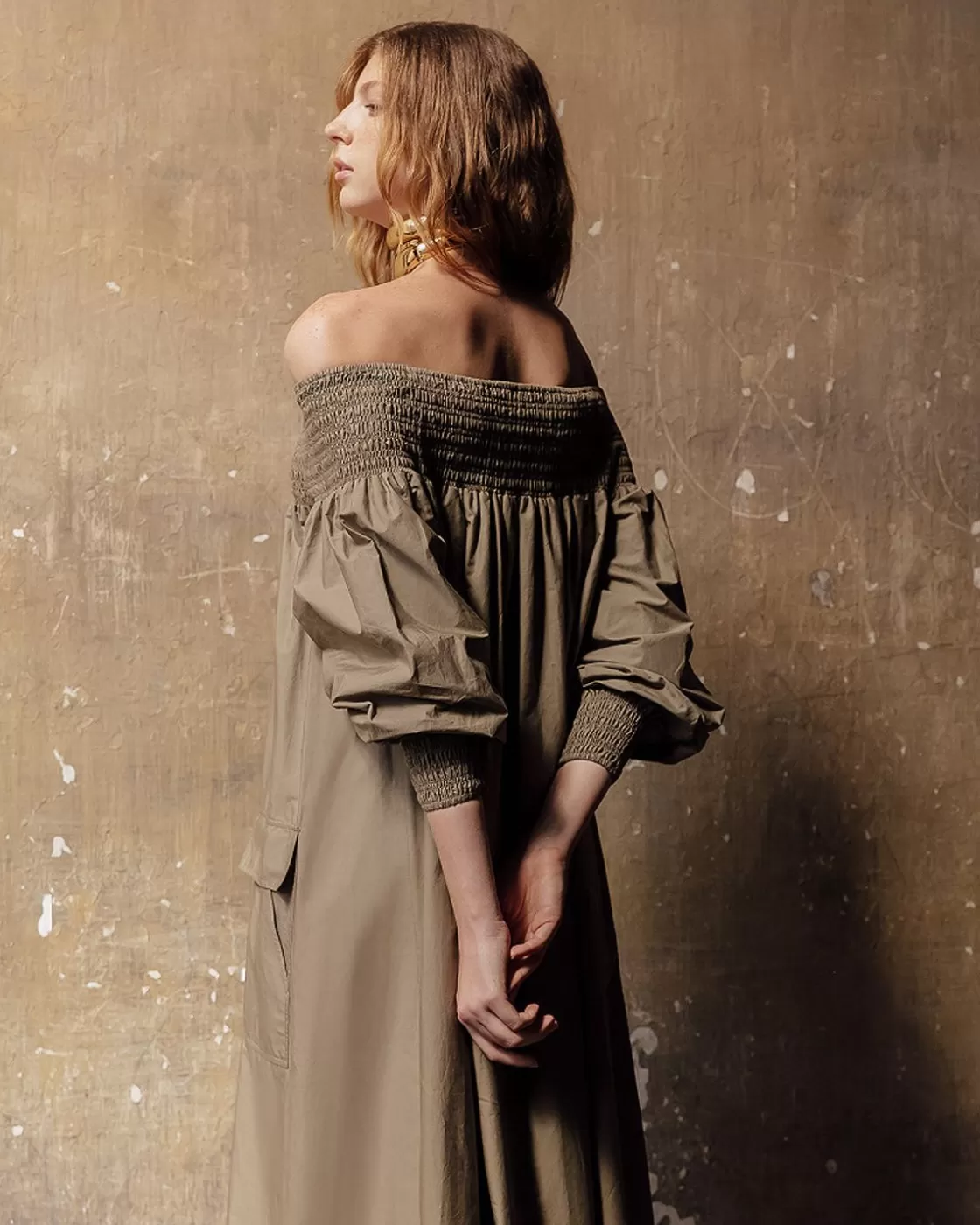 Mes Demoiselles Paris Robes & Jupes>Robe Parimar Kaki