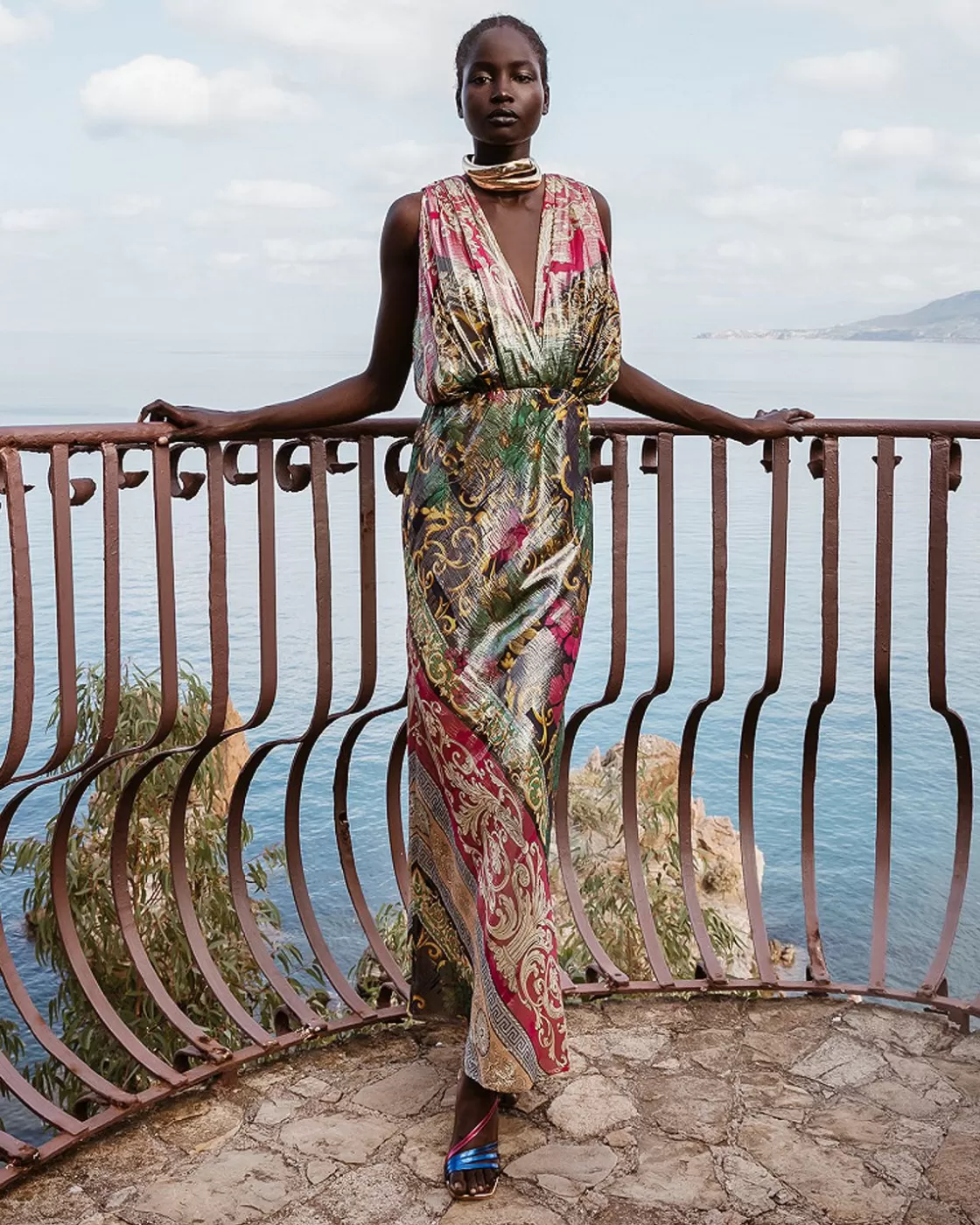Mes Demoiselles Paris Robes & Jupes>Robe Reva Imprime Rose