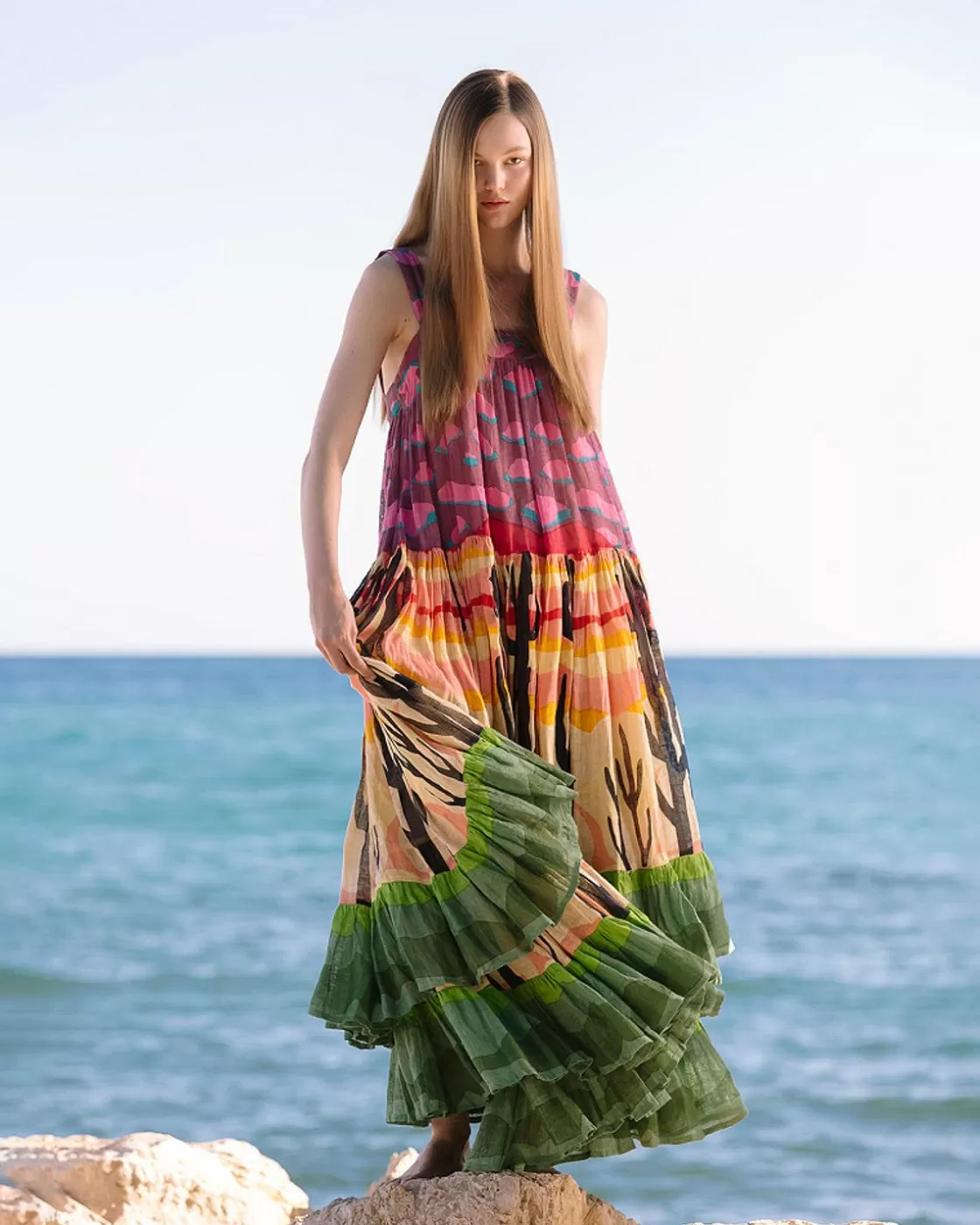 Mes Demoiselles Paris Robes & Jupes>Robe Sioux Multicolore