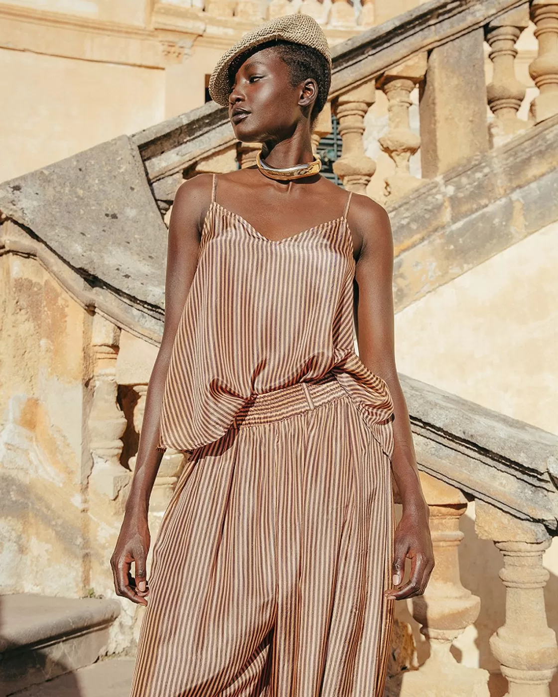 Mes Demoiselles Paris Chemises & Tops>Top Herry Terre / Chocolat