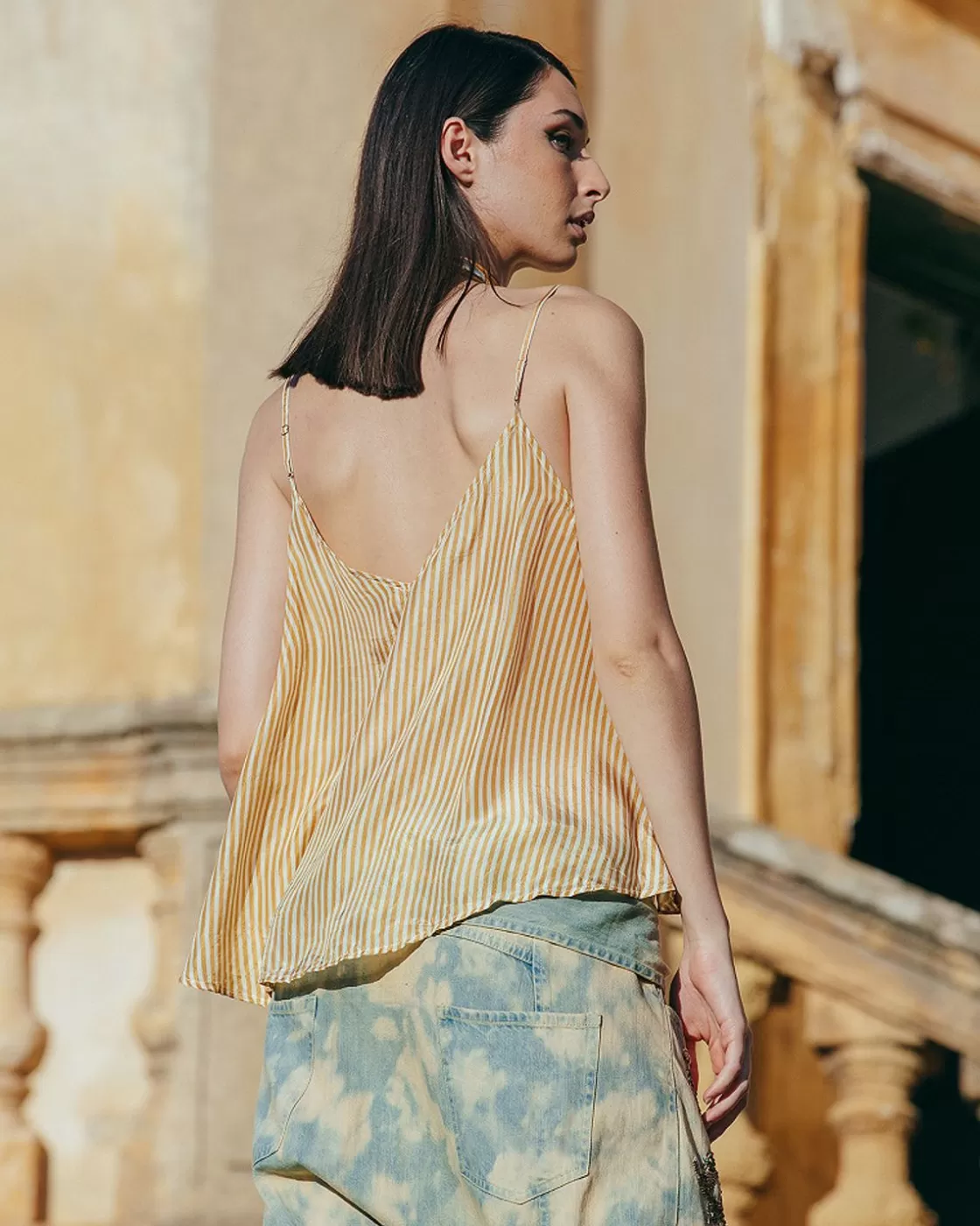 Mes Demoiselles Paris Chemises & Tops>Top Herry Caramel / Ecru