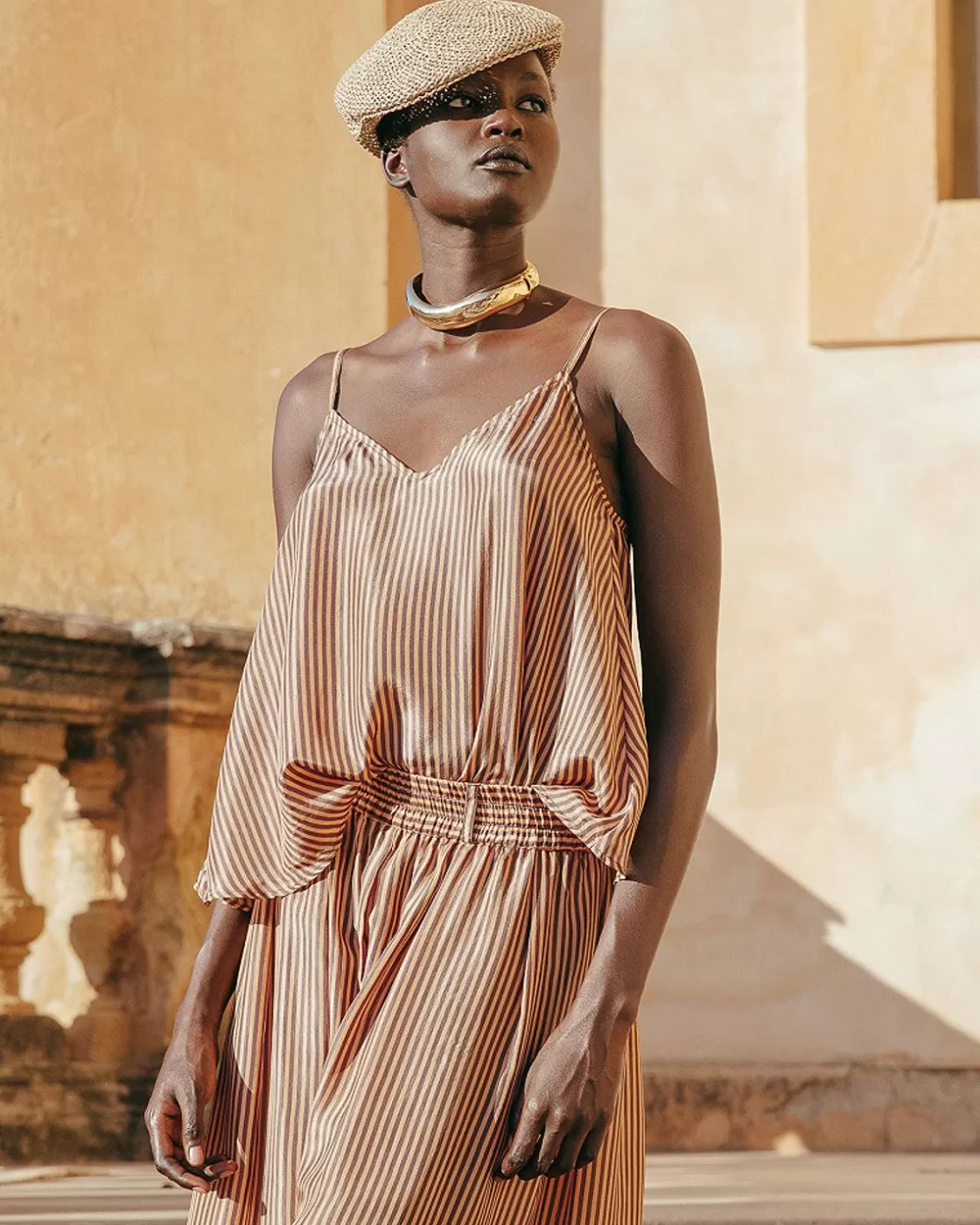 Mes Demoiselles Paris Chemises & Tops>Top Herry Terre / Chocolat