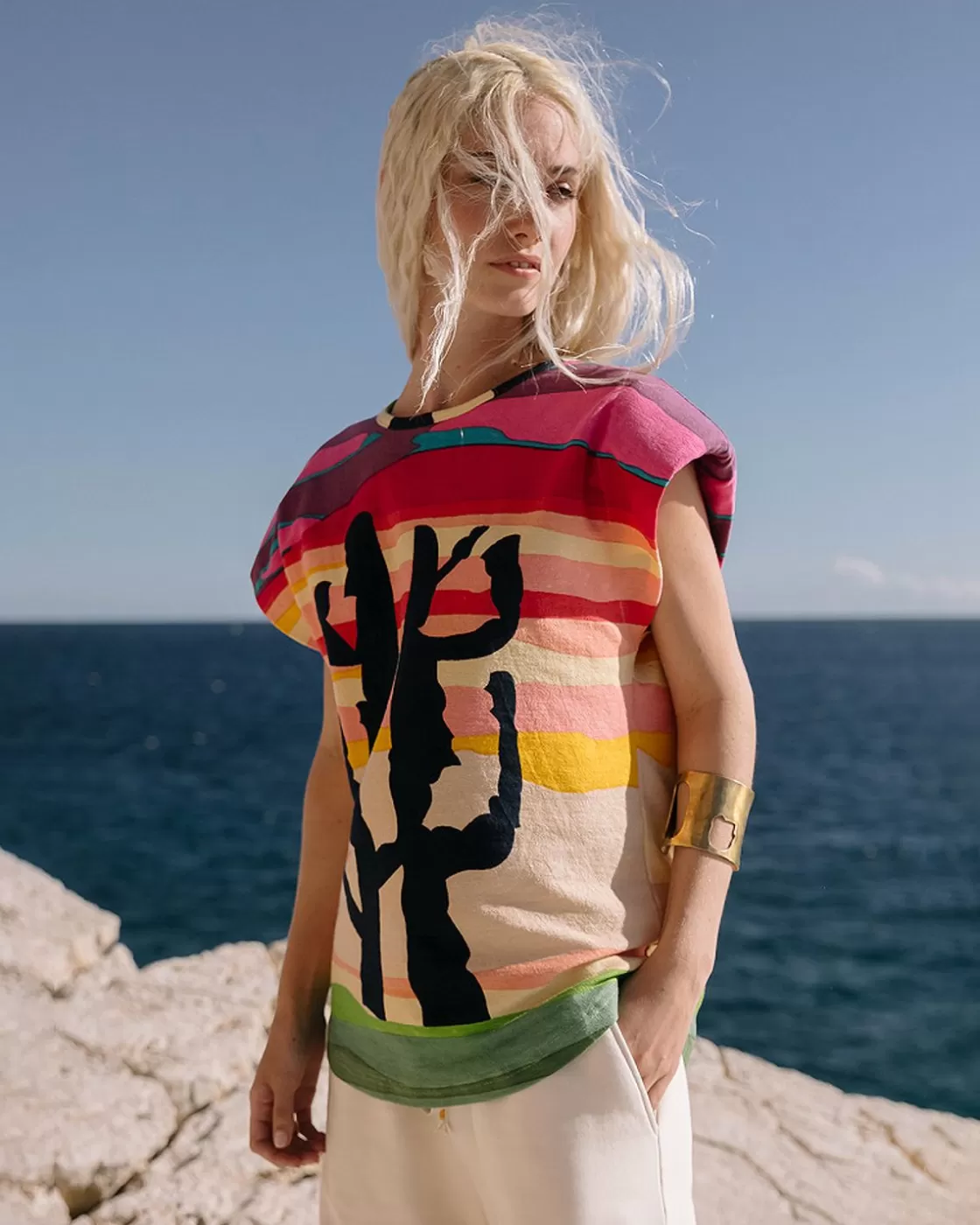 Mes Demoiselles Paris Chemises & Tops>Top Sodoc Multicolore
