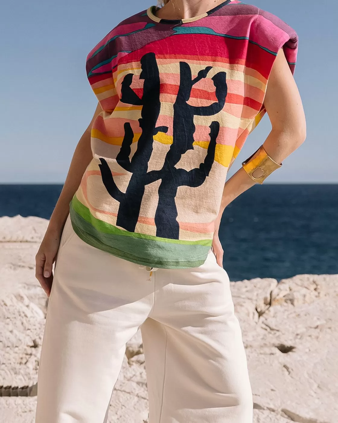 Mes Demoiselles Paris Chemises & Tops>Top Sodoc Multicolore
